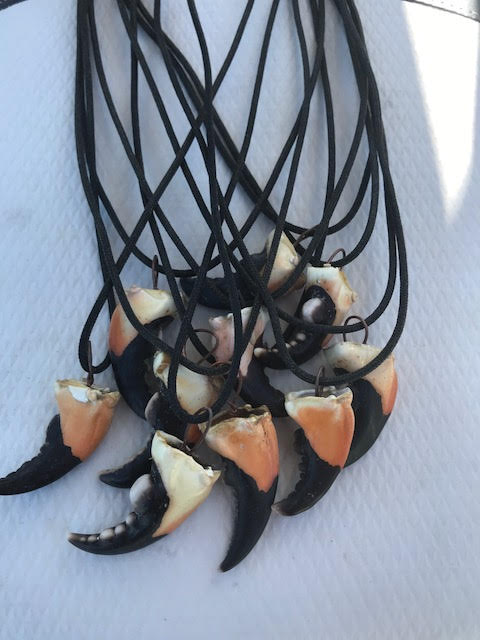 Handmade Stone Crab Necklace