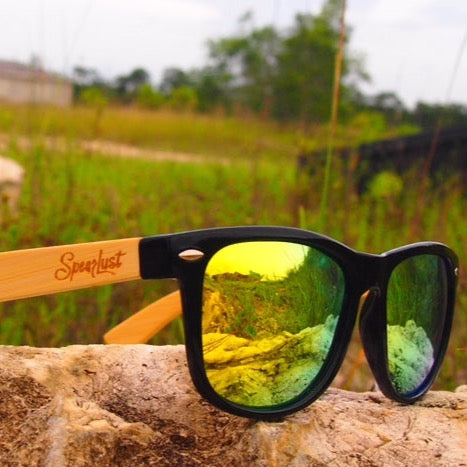 SpearLust Classic Sunglasses - Gold Lense