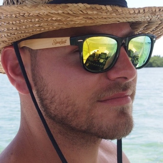 SpearLust Classic Sunglasses - Gold Lense