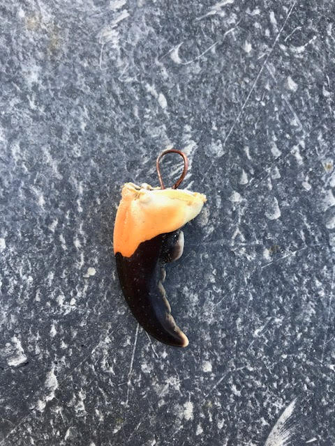 Handmade Stone Crab Necklace